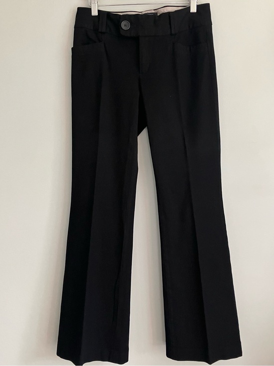Banana Republic Pants - BANANA REPUBLIC Black 323 Martin Fit Flare Leg Trouser Size 8